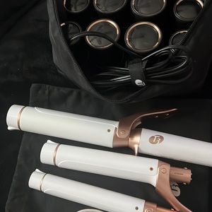 Selling t3 curling set and rollers